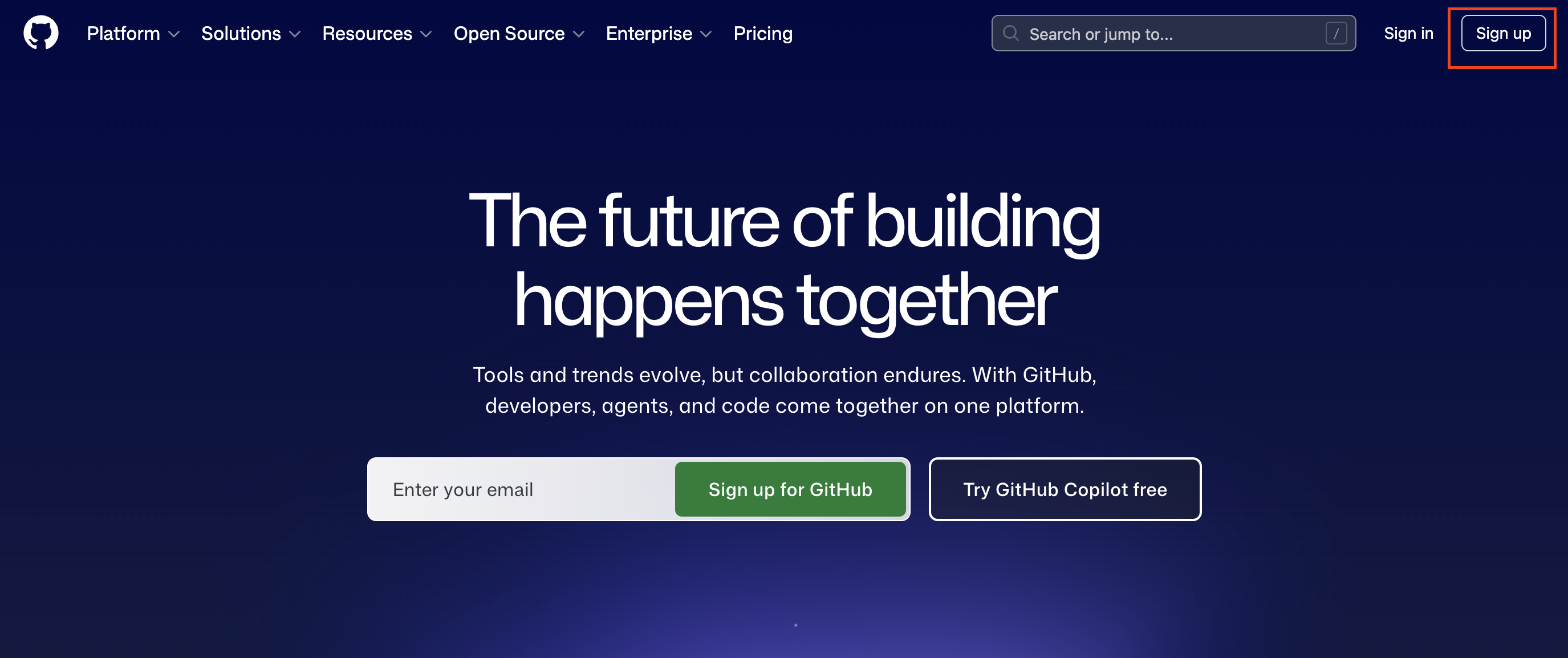 Github 접속 및 Sign up