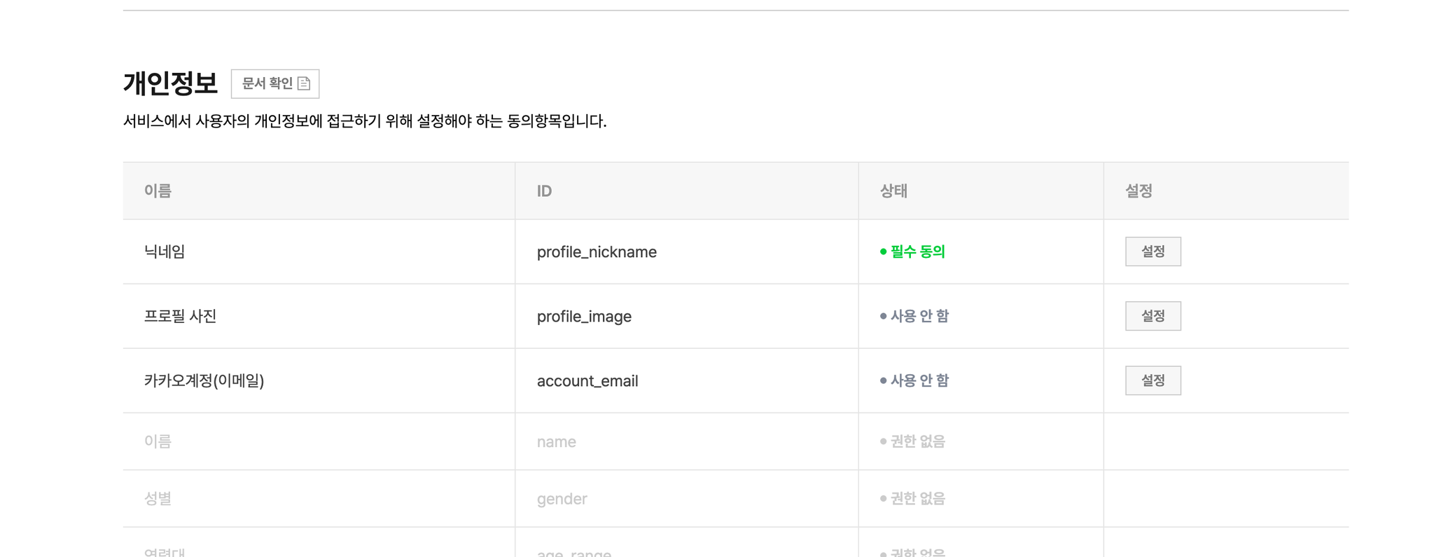 필수 동의로 변경 완료